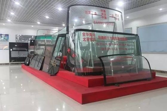 China Tempo longo de vidro da vida ativa de cor verde do para-brisa do ônibus da resistência de impacto fornecedor